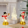 thumbnail image 2 of PEIBang Christmas Glowing Snowman Light,Christmas Snowman Light LED Night Light Tabletop Decorations for Indoor Holiday Home Party Supplies, 2 of 6