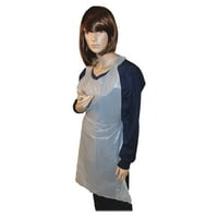 Impact Products Disposable 42" Polyethylene Apron 24" Width X 42" Length Polyethylene For Food Handling,... by Layflat & Impact