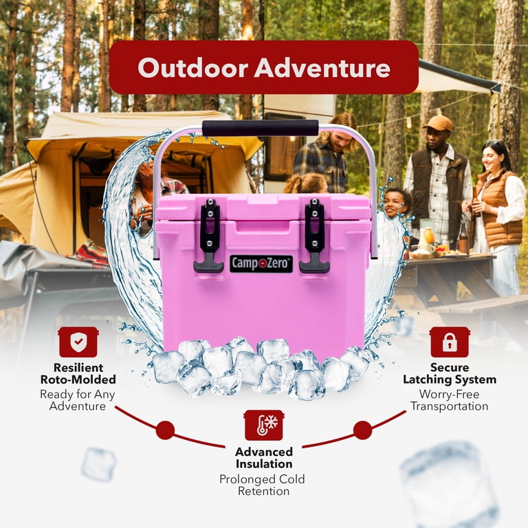 Camp-Zero 10L Premium Roto Molded Cooler with Aluminum Handle