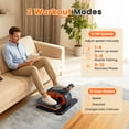 thumbnail image 6 of edx Under Desk Elliptical Machine, Portable Electric Leg Exerciser with Remote, Electric Seated Pedal Exerciser for Seniors, Home Office, Orange, 6 of 10