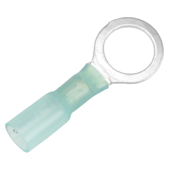 Pacer 16-14 AWG Heat Shrink Ring Terminal - 3/8" Stud Size - 1... [TE14-38R-100]
