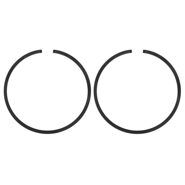Uxcell Juego de Anillos de Pistón 2-Pack 49mm x 1.5mm Anillos de Pistón Negros para Sierra Eléctrica Reemplazos