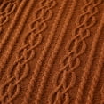 thumbnail image 5 of Battilo Caramel Throw Blanket for Couch, Chenille Rust Blanket Throw,Fall Blanket,51"x67", 5 of 9