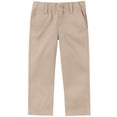thumbnail image 1 of Pantalones para Niños IZOD de Frente Plano en Sarga Caqui con Cintura Elástica 2T, 1 of 1