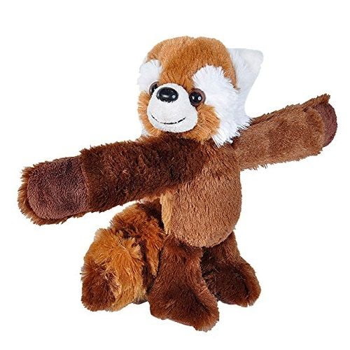 Wild Republic Huggers Red Panda Plush, Slap Bracelet, Stuffed Animal, Kids Toys, 8