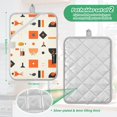 thumbnail image 6 of Yayeee Pot Holders Kitchen Heat Resistant with Pockets 7"x9.8" Cotton Oven Cooking Hot Pads, Minimalist Geometric Pattern, 6 of 7