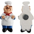 thumbnail image 3 of 10 Piezas Imanes de Nevera de Chef, Lindos Imanes de Chef Italiano para Refrigerador, Pegatinas de Nevera de Panadero de Resina 3D para Pizarra Blanca, Mapa, Gabinetes, 3 of 5