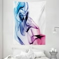thumbnail image 1 of Abstract Home Decor Wall Hanging Tapestry, Abstract Artwork with Colorful Smoke Dynamic Flow Swirl Contemporary Home Art, Bedroom Living Room Dorm Accessories, 60 X 80 Inches, by Ambesonne, 1 of 1