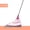 Pink-1PCS, variant on Hairless broom, bathroom wiper, stainless steel pole, bathroom and toilet floor broom, three-in-one floor scraper