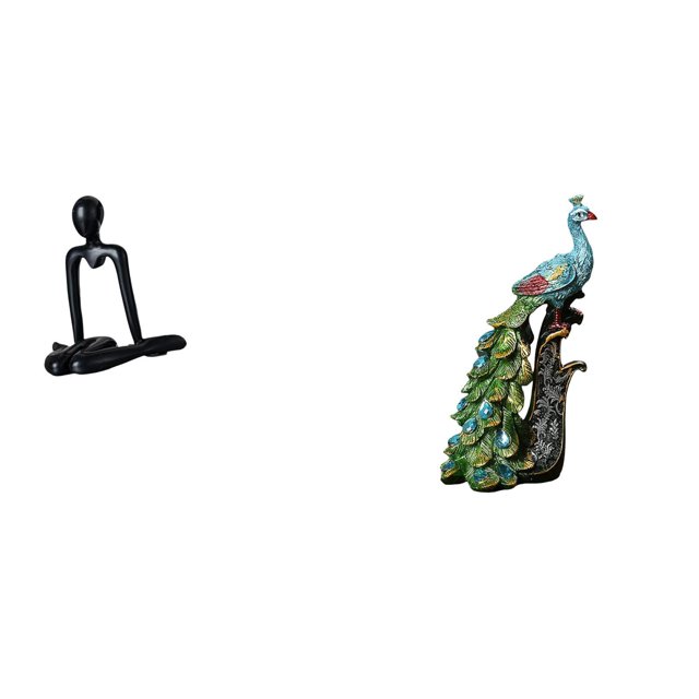 Figura de pensador, escultura abstracta, estatua de , adorno decorativo de resina, adecuado para oficina, estante, escritorio, decoración del