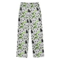 thumbnail image 2 of Wobogo Green Cartoon Dinosaur Long Pajama Pants Bottoms Soft Sleepwear with Pockets, 2 of 9