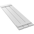 thumbnail image 6 of Ekena Millwork 17 1/8"W x 61"H True Fit PVC Three Board Spaced Board-n-Batten Shutters, White (Per Pair - Hardware Not Included), 6 of 8
