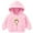 P107-Pink, variant on UAYOTSE Boys and Girls Hooded Sweatshirts Plus Fleece Childrens Clothing Cartoon Prints Long Sleeved Tops for Small and Medium Sized Children(18-24 Months,P106-Navy)