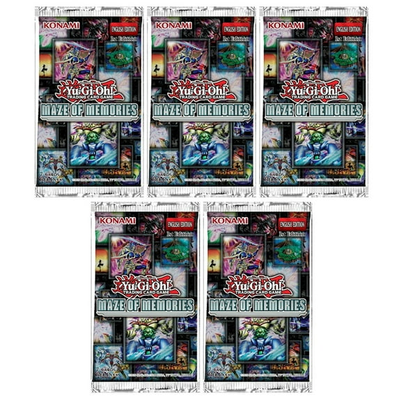 Yu-Gi-Oh Cards - Maze of Memories - Booster PACKS (5 Pack Lot)