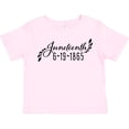 thumbnail image 3 of Inktastic Juneteenth 6-19-1865 Boys or Girls Toddler T-Shirt, 3 of 5
