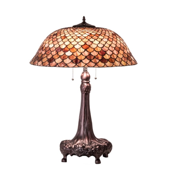 Meyda Lighting 31" High Fishscale Table Lamp