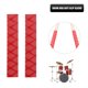 thumbnail image 5 of Empuñaduras Antideslizantes para Baquetas  Accesorios para Tambores (rojo)  1 Par, 5 of 8