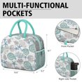 thumbnail image 6 of Lunch Bag Lunch Box for Women Reusable Insulated Lunch Bags,Water-Resistant Sea Shell Starfish Pattern Cooler Lunch Tote Bag, Large Capacity for Work Travel Picnic, 6 of 6