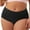 Black, variant on Icvfdpl Underwear For Women Solid Seamless Plus Size Mid High Waist Hollow Soft Breathable Women'S Panties White 2Xl