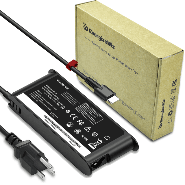 Adaptador USB C Tipo C de 95W Charger para Lenovo Thinkpad Carbono x1 5ta 6ta Generación, T480 T480S T570 T580 L380 X380 T470 T470S X270 X280 IdeaPad 13" 720 Y400 Y500 P580 P500