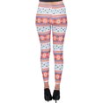 thumbnail image 3 of Women's Blooming Winter Design Full Length Stretchy Leggings, 3 of 5