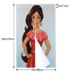 thumbnail image 4 of Cortina de puerta con dibujos animados de Elena de Avalor, para dormitorio, cocina, cortinas opacas, cortinas de privacidad para puerta, decoración del hogar, 2 paneles, 34" x 56", 4 of 7