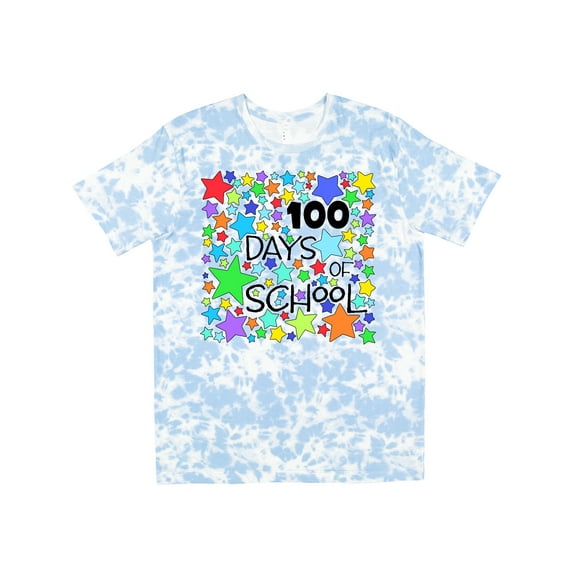 Inktastic 100 Days of School Colorful Stars T-Shirt