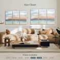 thumbnail image 4 of Elephant Stock Serene Scene Bright Landscape Wall Art - Horizontal Multi Panel Canvas - Living Room Wall Decor - Abstract Multi Panel - Orange And Gray Decor By Cynthia Coulter - 57" x 36", 4 of 8
