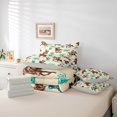 thumbnail image 6 of jejeloiu Vintage Cowgirl Horse 7 Pieces Bedding Comforter Set Kids,Desert Cactus Print Full Bedding Set,Reversible, 6 of 7