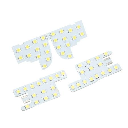 

Spptty 4PCS Car Interior Roof Reading Light Board 54 LEDs 12V 5W SMD 5050 Replacement For CRV 2013‑2017 Car Dome Light Panel Car Interior Ceiling Light Bulb