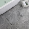 thumbnail image 3 of J&V TEXTILES Marble 24x15 Stone Bath Mat Diatomaceous Earth Shower Mat Non-Slip Super Absorbent Diatomite for Bathroom Floor Quick-Drying Easy to Clean Gray Marble, 3 of 9