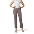 thumbnail image 3 of Petite Lee Relaxed Fit Straight Leg Twill Pants Black, 3 of 6