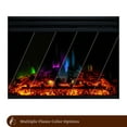 thumbnail image 5 of Cambridge Sienna 34-In. Electric Fireplace Heater with Walnut Mantel, Enhanced Log Display, Multi-Color Flames, and Remote Control, 5 of 9