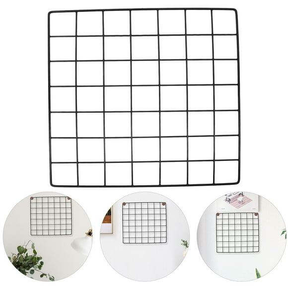 OUNONA Étagère de Rangement à Grille Noire Murale pour Souvenirs Adultes Lot de 1