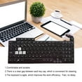 thumbnail image 3 of VONKY Clavier Rétroéclairé Coloré RGB, Clavier de Disposition Espagnole, Clavier Noir, Petite Entrée, Remplacement pour ASUS ROG strix G731, 3 of 5