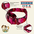 thumbnail image 6 of Country Brook Petz® 1 1/2 inch Romantic Hearts Martingale Dog Collar, Medium, 6 of 6