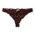 thumbnail image 5 of Warop Women's Luxurious Satin Panties, with Cotton Crotch, Breathable for Daily Comfort, 5 of 5