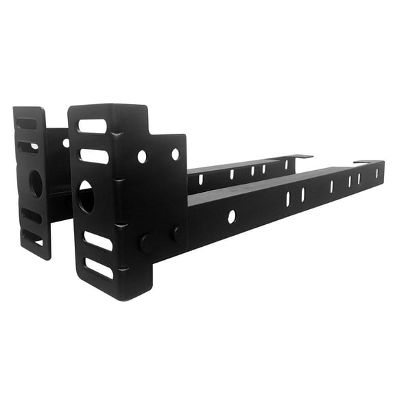 Kings Brand Furniture Bed Frame Footboard Extension Brackets – Set of 2 Metal Brackets for Twin, Full, Queen & King