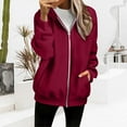 thumbnail image 5 of Hoodies for Women Hoodie Sweatshirt for Fall Winter Tops Long Sleeve Shirts Oversized Tshirts Round Neck Hemlock, 5 of 7