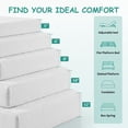 thumbnail image 3 of 8 inches King Mattress,Memory Foam Mattress Bed in a Box with Cooling Green Tea Gel, Medium Firm Support, 3 of 7