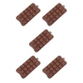 thumbnail image 1 of Bearachild 15-grid Silicone Chocolate Mold Reusable Rose Baking Mould Shape Kitchen Cake Crafting Molds DIY Handmade Flower for Biscuits Type1 NO1, 1 of 6
