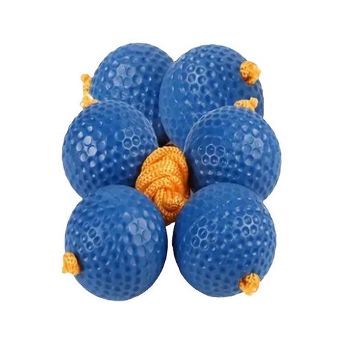 LEEYNEER 3 Paires de Balles Échelle de Remplacement Balles de Lancer d'Échelle Jeu Balles Échelle pour Enfants Bols à Balles en Vraies Balles de Golf pour Pelouse Extérieure Cour Plage Jeu