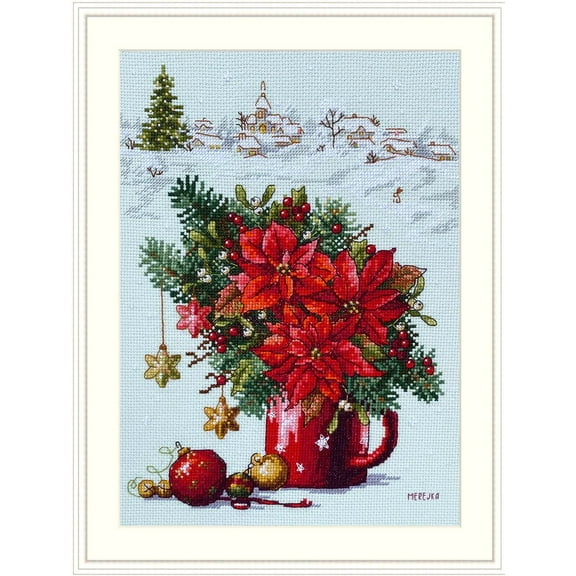 Happy Holiday K-194 Merejka Counted Cross-Stitch Kit