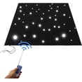 thumbnail image 2 of LED Star Curtain Backdrop Light,DMX512 Control White Colors LED Galaxy Props Night Sky Stars Starry Lighting Background for Wedding Event Stage Show (White LEDs, 13ftx13ft), 2 of 10