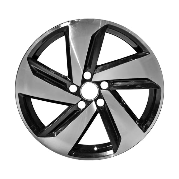 New Aftermarket  Machined and Painted Black Aluminum Wheel 18 x 7.5 fits 2018-2021 Volkswagen GTI