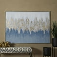 thumbnail image 2 of 66" x 48" Geode Framed Wall Art with Silver Frame, by DecMode, 2 of 8