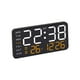 thumbnail image 2 of Reloj electrónico para muebles de oficina en casa, reloj despertador digital multifuncional, reloj LED con pantalla de fecha y temperatura, reloj digital, 2 of 6