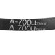 thumbnail image 4 of Correa de Transmisión de Caucho Uxcell A-700, Reemplazo Negro, 4 of 5
