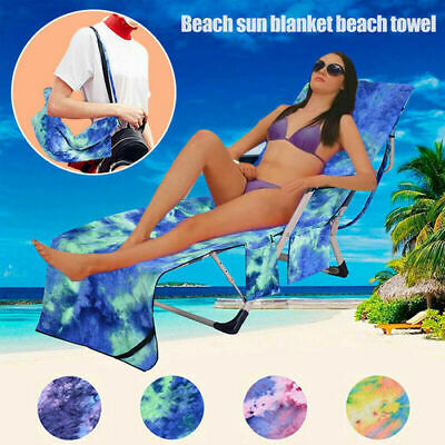 Beach Lounge Chair Cover Towel Quick Drying Sun Lounger Mate Holiday Garden - image 3 of 4