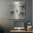 thumbnail image 5 of Luxe Metal Art 'Namaste' by Linda Woods, Metal Wall Art, 36"x36", 5 of 9